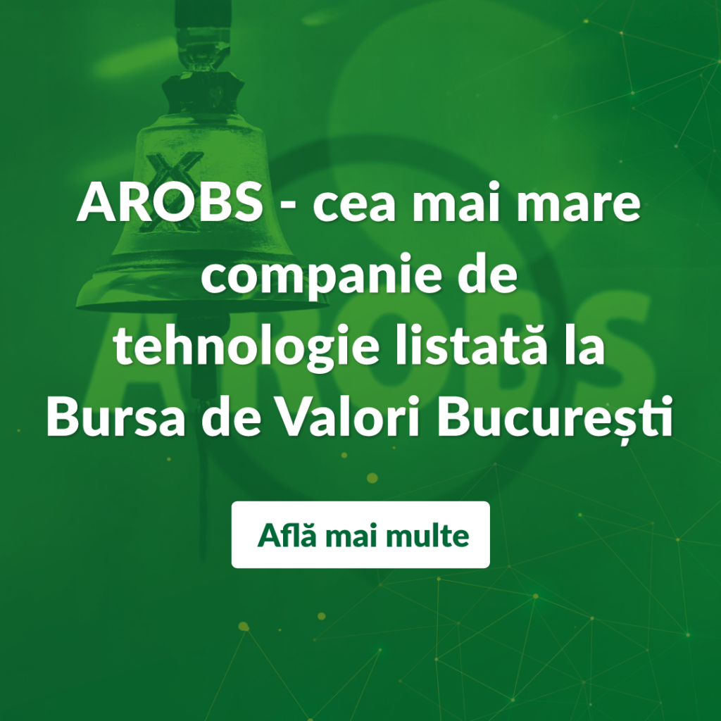 AROBS cea mai mare companie de tehnologie listata la BVB